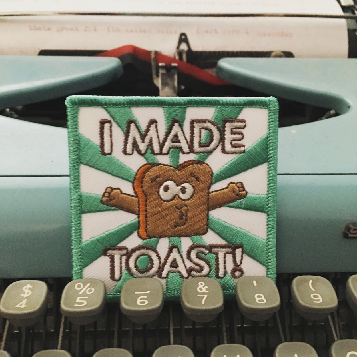 I Made Toast Badge — Beehive Badgery